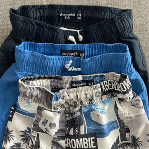 Boys Abercrombie swim trunk bundle size 5/6 & 7/8
